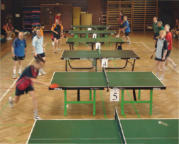 Die Tischtennisabteilung in Aktion